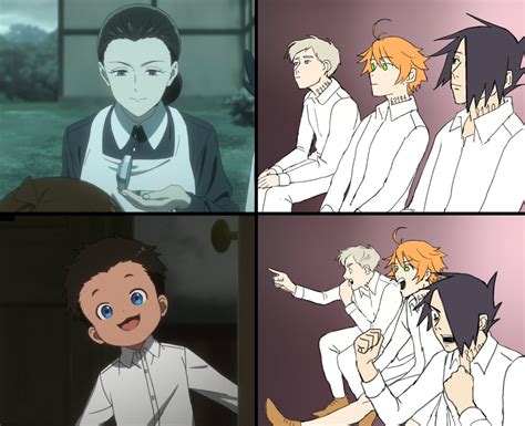 promised neverland phil|phil promised neverland meme.